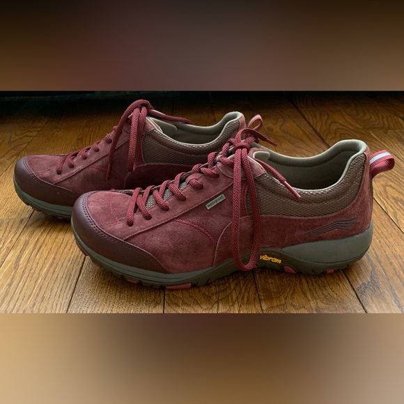 DANSKO Paisley Burgundy Red Waterproof Walking/Hiking Shoe - EU 41/US 10 - 10.5 - Picture 7 of 12
